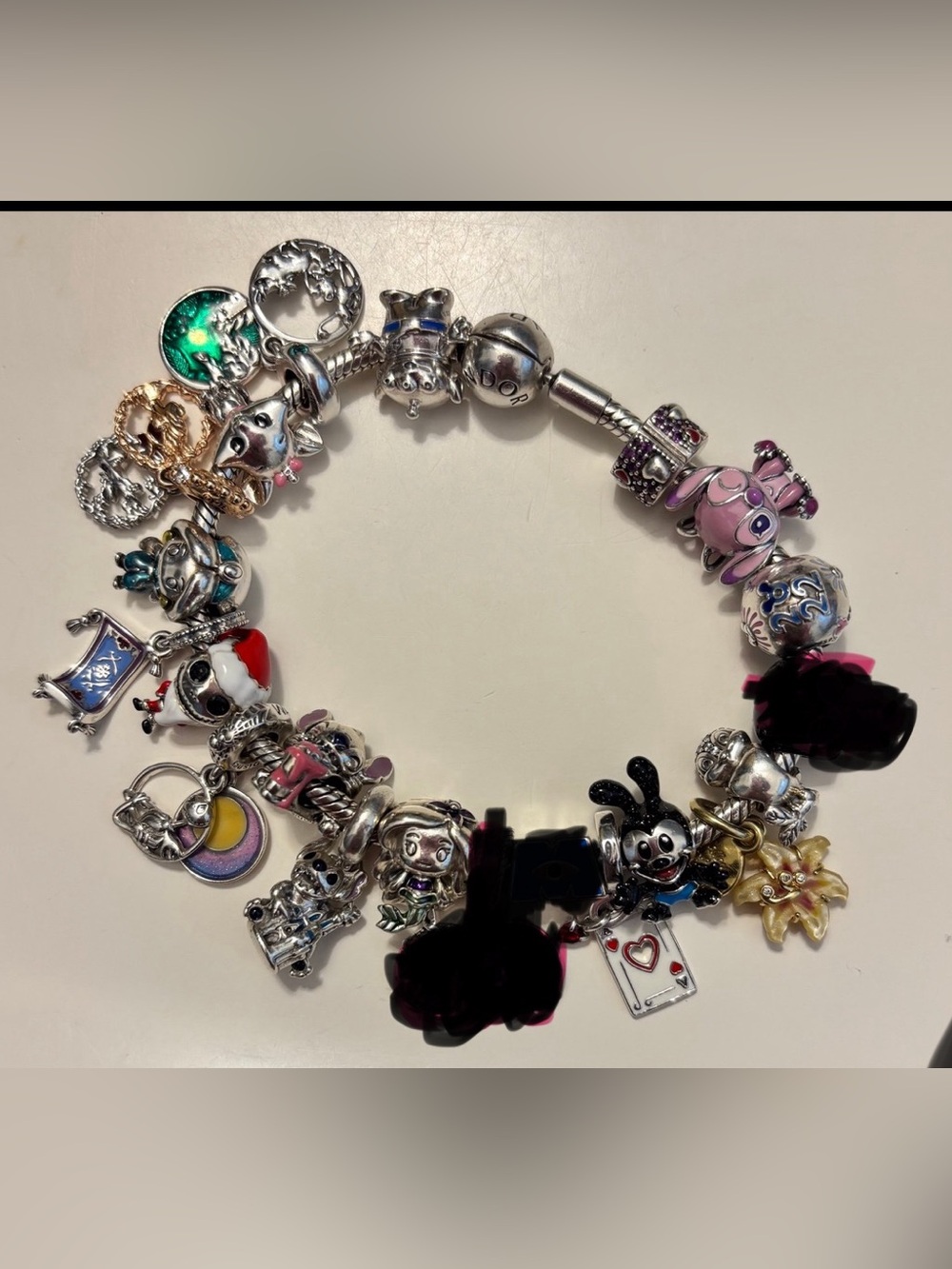Pandora Disney charm bracelet